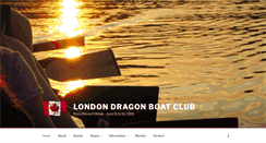 Desktop Screenshot of londondragonboat.com